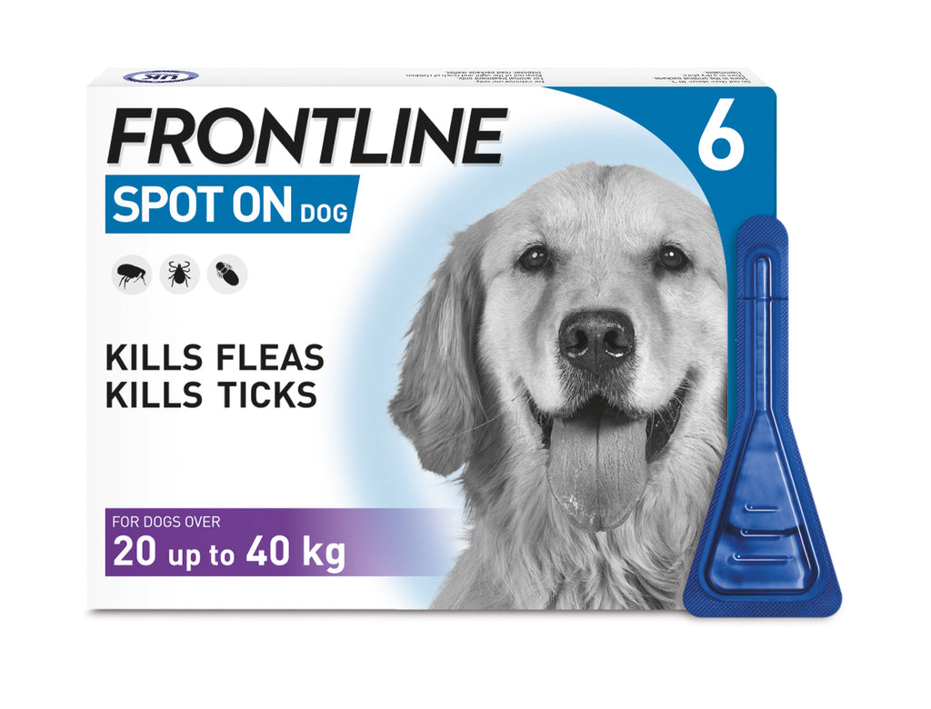 FRONTLINE Spot On for Dogs 6 Pipette - 20 up to 40kg