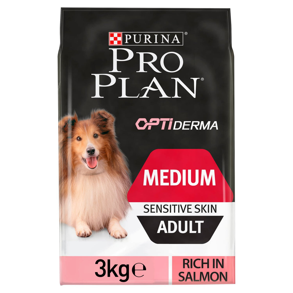 Purina Pro Plan OptiDerma Sensitive Skin Medium Adult Dry Dog Food - S