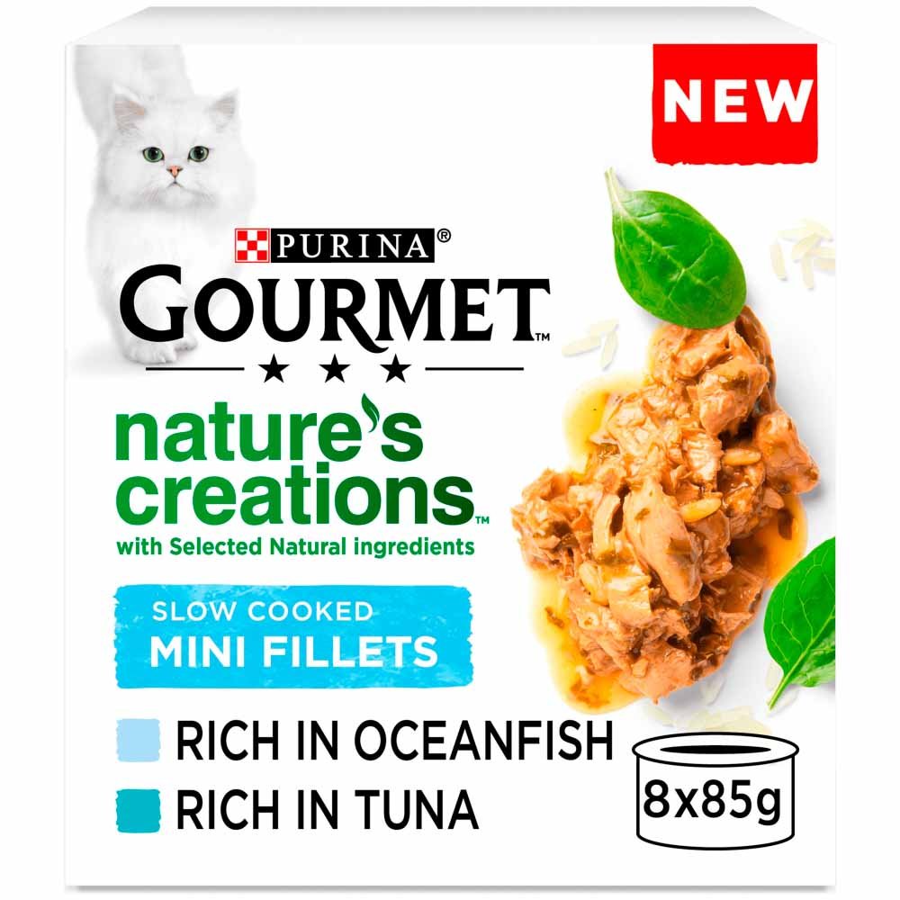 Gourmet Natures Creations Cat Food - Fish - 85g(pack of 8)