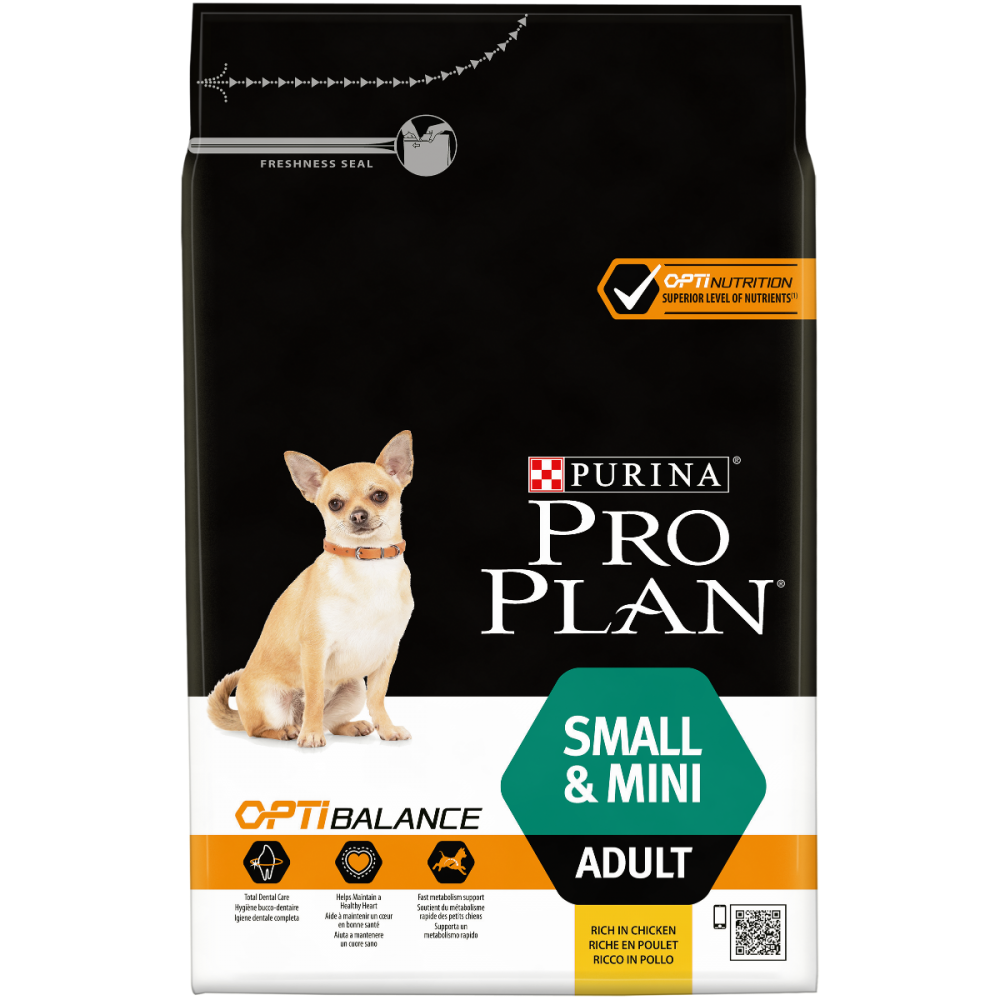 Purina Pro Plan Chicken for Small Dog Food 3kg Petwell