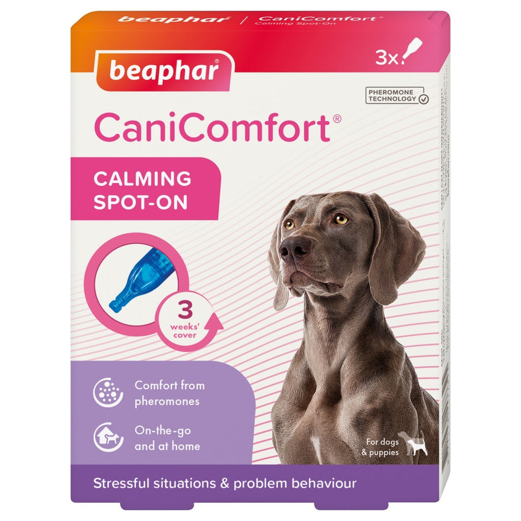 Beaphar Canicomfort Calming Spot On - 3 Pipettes