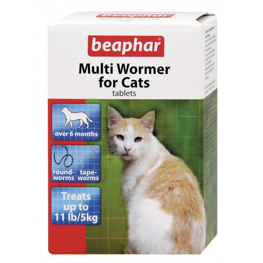 Beaphar Multi-Wormer for Cats 12 tablets