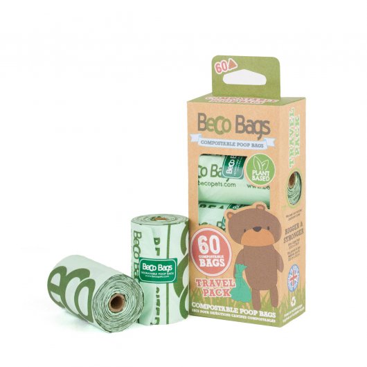 Beco Bags Degradable Handle Poop Bags Extra Large 120 Pieces