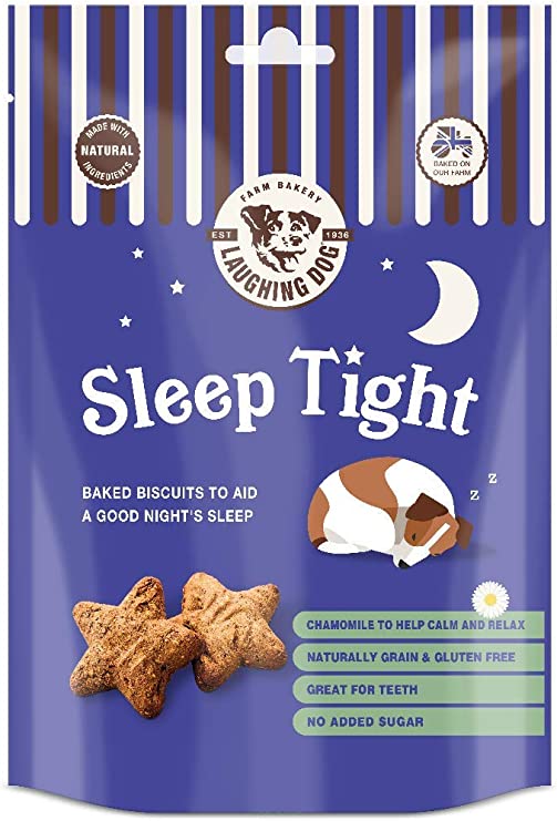 Laughing Dog Grain Free Sleep Tight Chamomile Biscuits - 125g