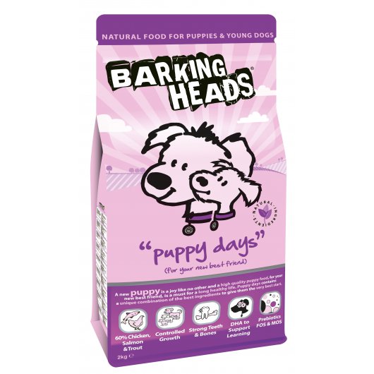 Barking Heads Puppy Days Chicken & Salmon Dry Food for Puppies