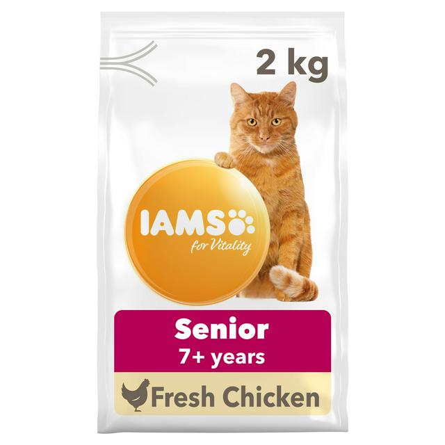 Iams Vitality with Fresh Chicken Food for Senior Cats