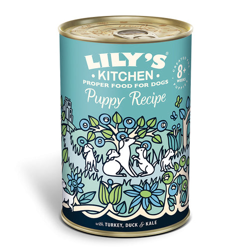 Lily's Kitchen Wet Dog Tin Puppy Recipe Turkey & Duck - 400g