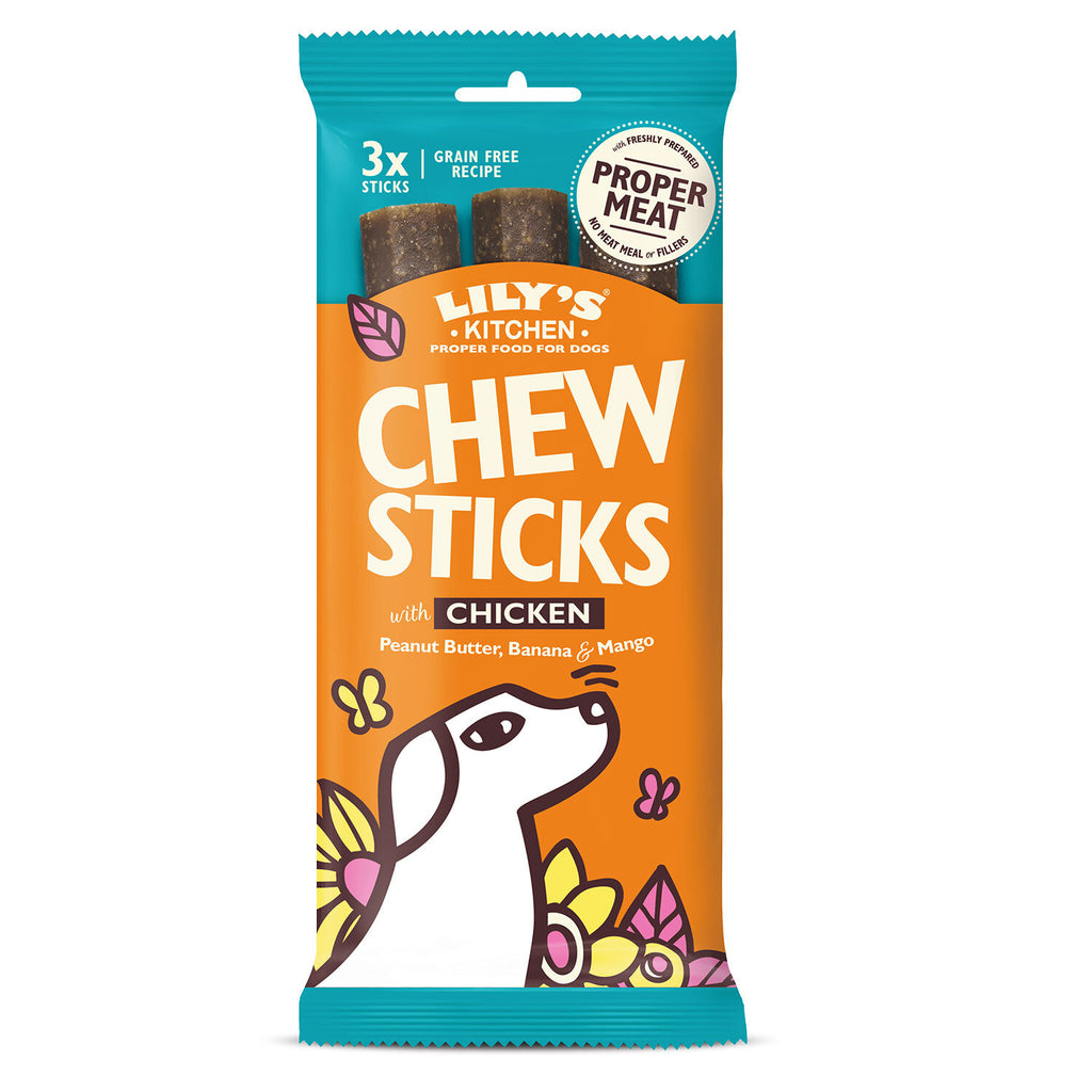 Lily's Kitchen Dog Chew Sticks With Chicken - 120g