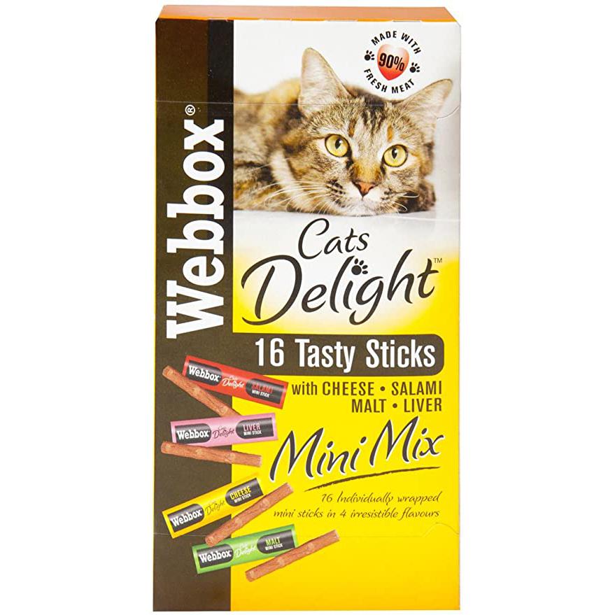 Webbox Delight Mini Mix Treats for Cats 32g