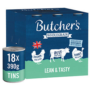 Butcher's Lean & Tasty Low Fat Dog Food Tins