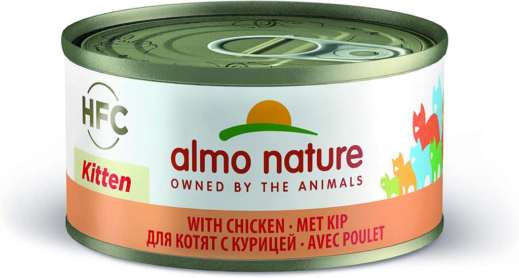 Almo Nature HFC Natural Wet Kitten Food in Tin - Chicken