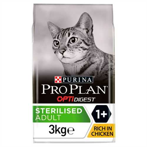 Pro Plan Optidigest Sterilised Adult Dry Cat Food Chicken - 3kg