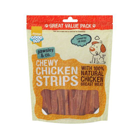 Good Boy Pawsley & Co Chicken Strips Treats for Dogs - 350g