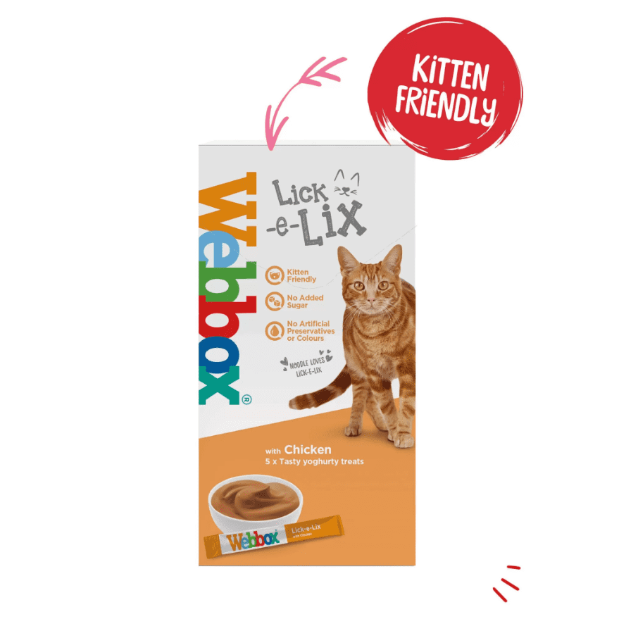 Webbox Delight Lick-e-lix Chicken with Yoghurt Treats for Cats 5 x 15g 7