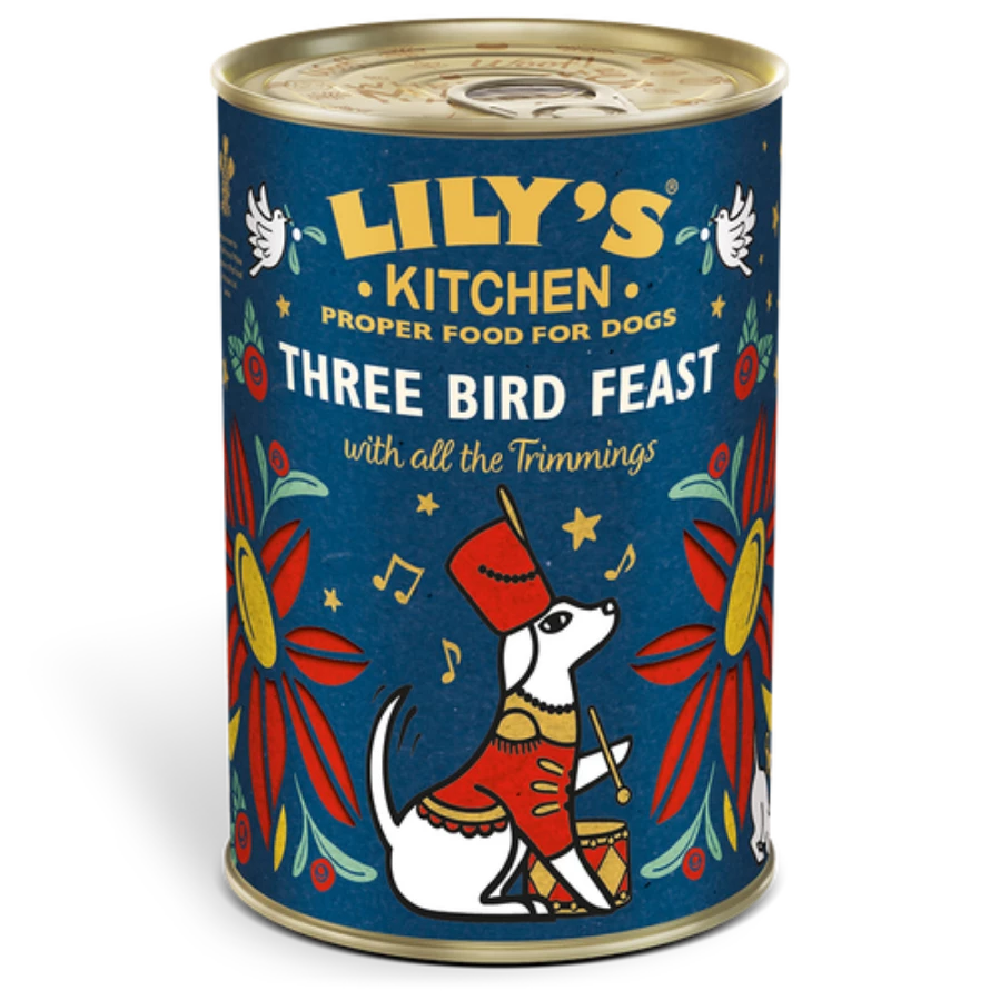 Lily's Kitchen Dog Food Christmas Three Bird Feast