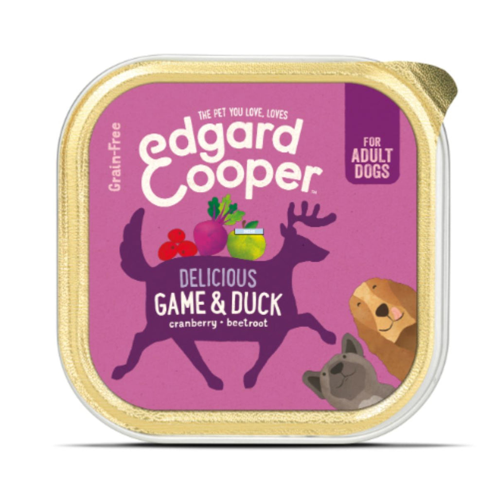 Edgard & Cooper Game & Duck Wet Food for Dogs 150g
