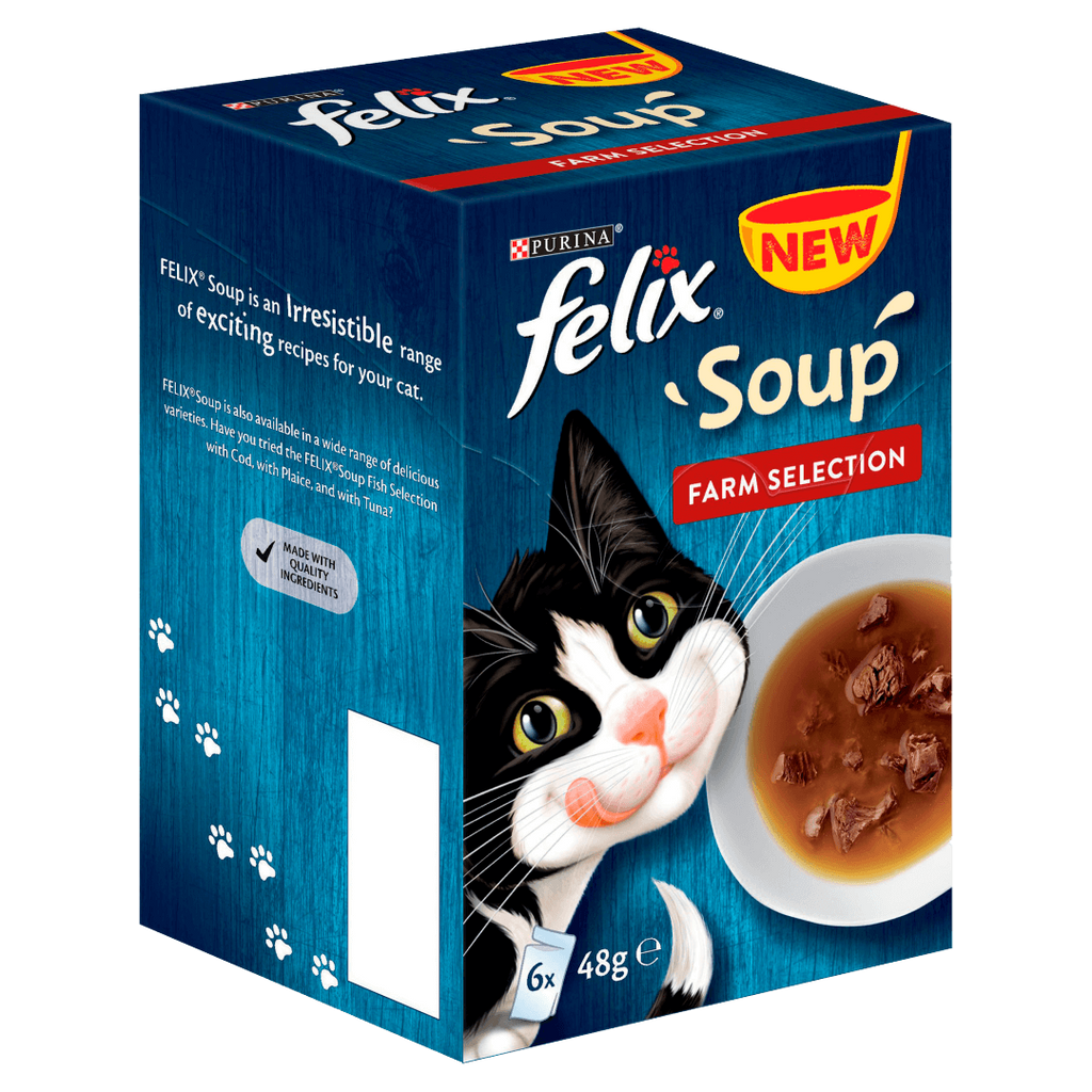 Felix Soup Farm Selection Wet Cat Food