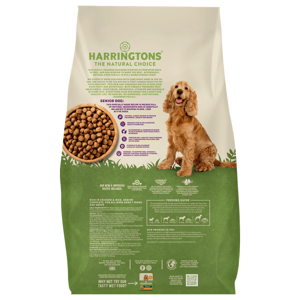 Harringtons Senior Complete Dry Adult Dog Food