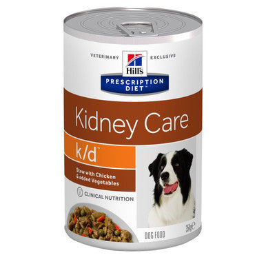 Hills Prescription Diet kd Kidney Care Stew Dog Food with Chicken and added Vegetables