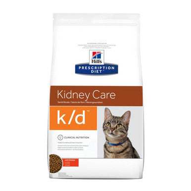 Hills Prescription Diet kd Kidney Care Dry Cat Food with Chicken