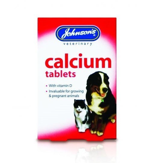Johnsons Calcium Tabs for Dogs & Cats 40tbs