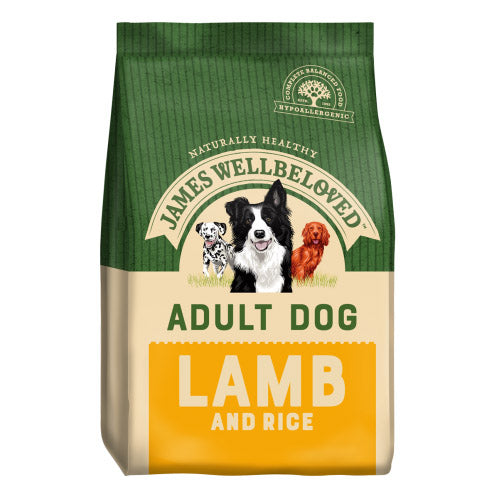 James Wellbeloved Canine Kibble Adult Lamb & Rice 15Kg