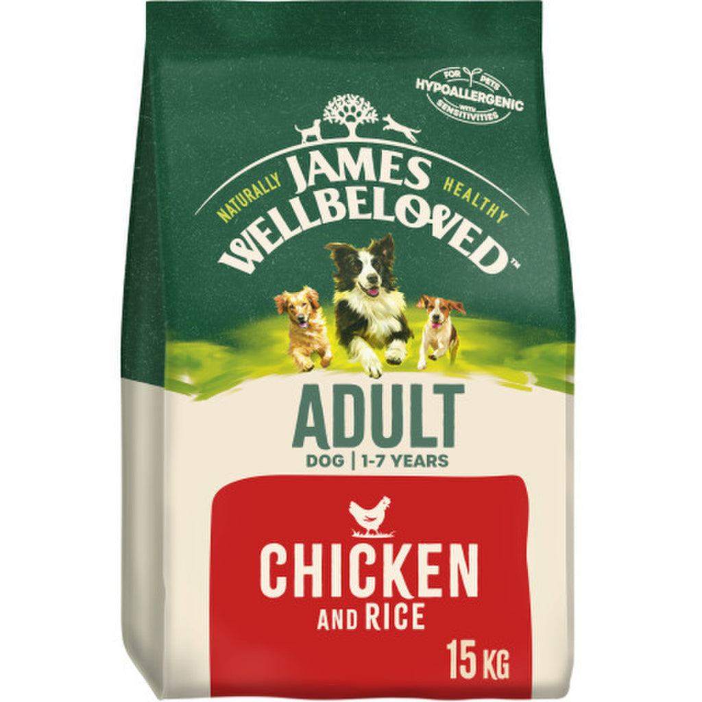 James Wellbeloved Dog Adult Largebreed Chicken & Rice 15kg