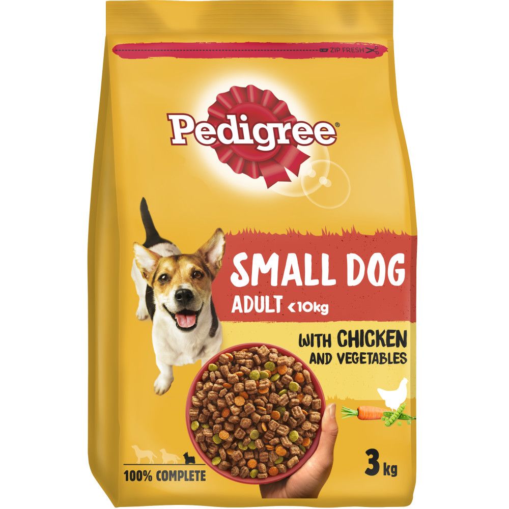 Pedigree Chicken And Vegetables Small Dog Complete Dry Food