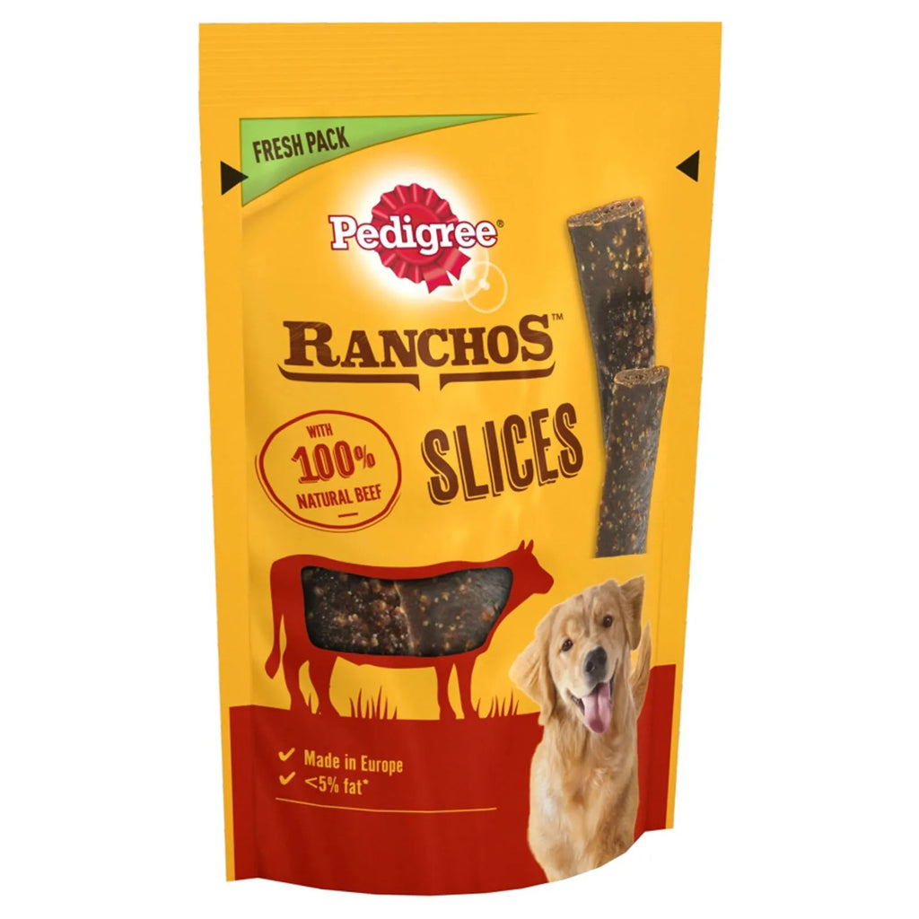 Pedigree Ranchos Slices Dog Treats With Beef - 60g