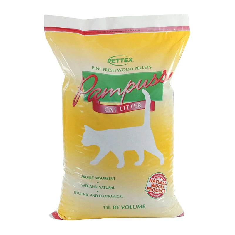 Pettex Pampuss 100 Natural Wood Litter EcoFriendly Cat Litter