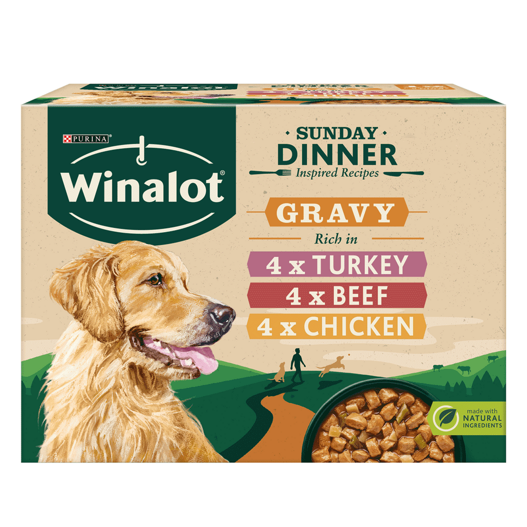 Winalot Sunday Dinner Wet Dog Food Pouches In Gravy
