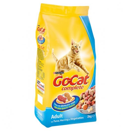 Purina Go-Cat Herring, Tuna & Vegetables Food for Adult Cats