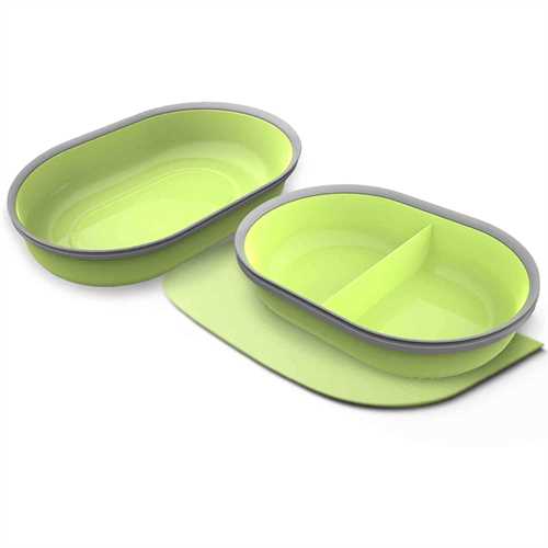 10 green mat and bowl