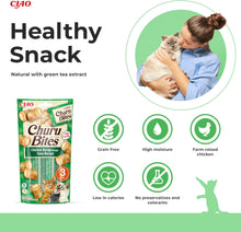 Ciao Churu Bites 3 Pack Cat Treat - Chicken Recipe Wraps Tuna Recipe - 3 x 10g