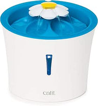 Front View of Catit Flower Cat Fountain With Led Nightlight - 3 Litre