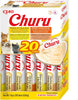 Front View of Ciao Churu 20 Pack Box Cat Treat - Chicken & Beef Variety - 20 x 14g