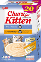Front View of Ciao Churu Kitten Variety Cat Treats - 20 Pack - 20 x 14g