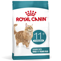 Front View of Royal Canin Sterilised Ageing 11+ Senior Dry Cat Food - 400g, 2kg & 4kg