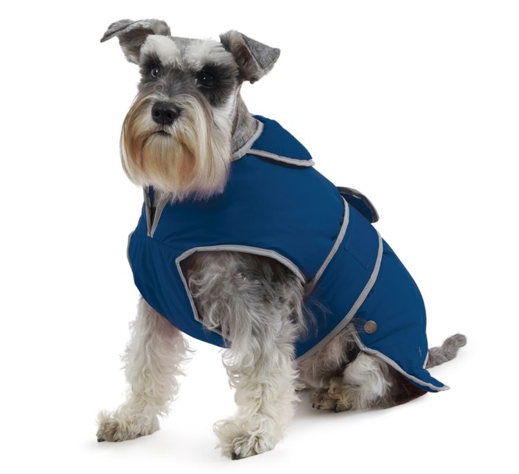 Muddy Paws Stormguard Fleece Lined Coat Chest Protector Blue