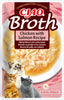 Front View of Ciao Broth Cat Treat - Chicken with Salmon Recipe - 40 g
