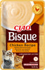 Front View of Ciao Bisque Cat Treat - Chicken Recipe - 40 g