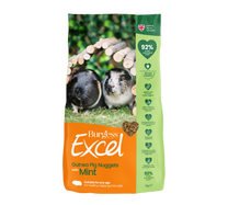 Front View of Burgess Excel Guinea Pig Nuggets with Mint - 3kg