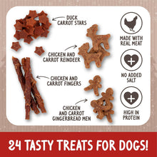 Cupid and Comet Christmas Natural Selection Box Treat for Dogs - 175g