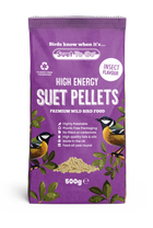 Front View of Suet to Go Suet Pellets Wild Bird Food - Insect - 500g
