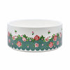 Front View of Cath Kidston Dolly Rose Ceramic Pet Bowl - Small, Medium & Large