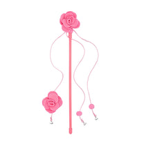 Front View of Cath Kidston Dolly Rose Double Rose Cat Teaser Toy - One Size