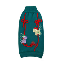 Front View of Cath Kidston Dogs & Roses Pet Jumper - Small, Medium & Large