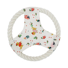 Cath Kidston Dogs & Roses Rope Frisbee Dog Toy - One Size