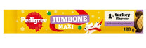 Front View of Pedigree Christmas Jumbone Low Fat Adult Dog Treats - Large - 1 Chew