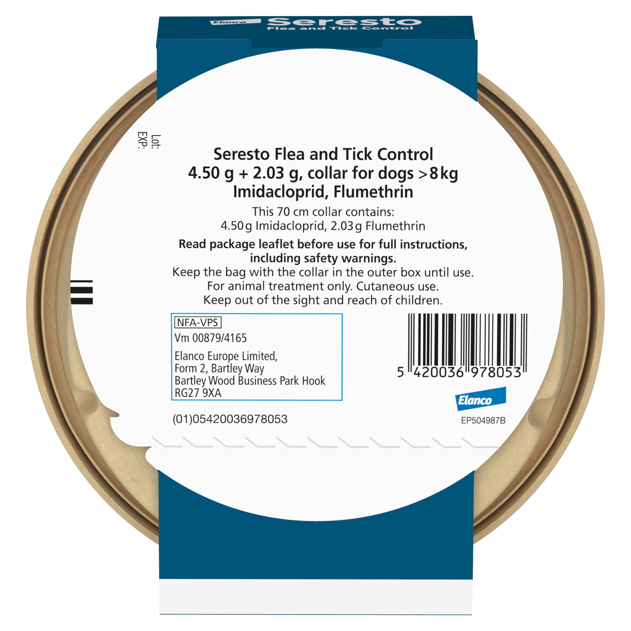 Tick Control Seresto Collar 8kg Seresto Large Dog Collar For Flea